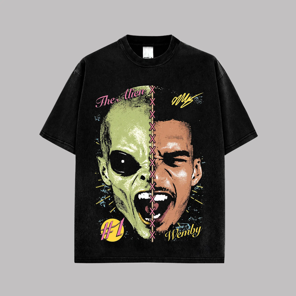 [✨100% Cotton] Victor Wembanyama - VW1 Premium Cotton T-Shirt, Vintage Spurs Nation Graphic Tee, San Antonio Basketball Fans Hoops Streetwear Shirt, Victor Wembanyama Fan Merch, Unisex Oversized Sports Gift Tee